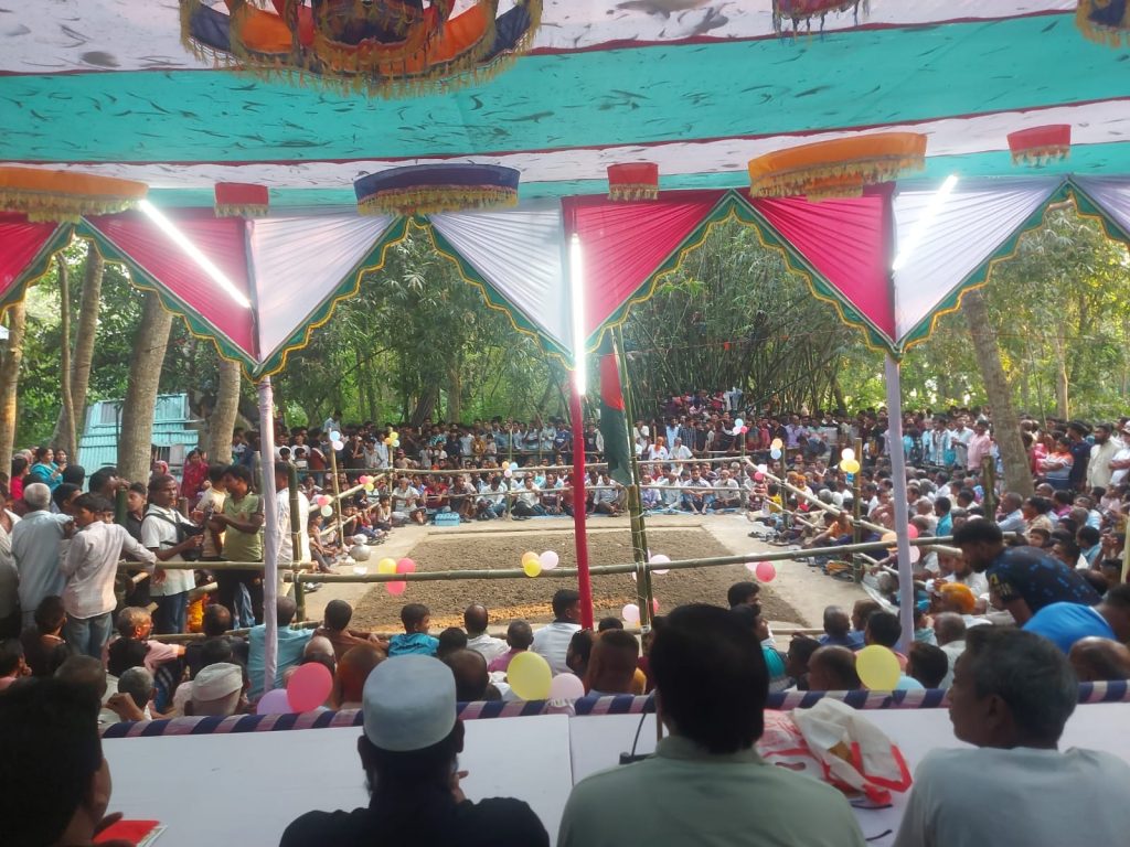 হাপানিয়ায় জমকালো আয়োজনে অনুষ্ঠিত হলো হা-ডু-ডু টুর্নামেন্ট